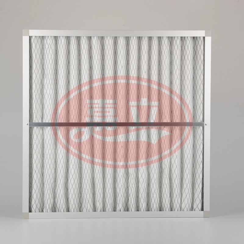 高碑店折叠网覆网棉初效板式过滤器